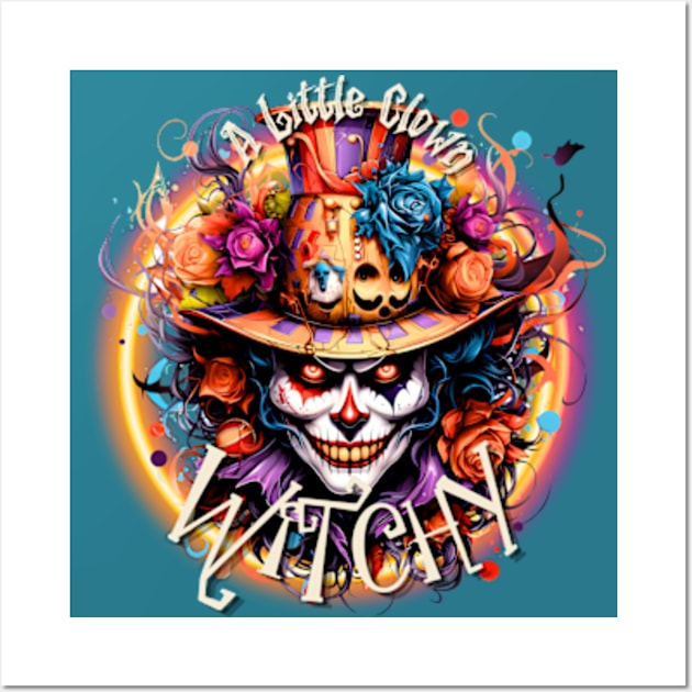 A Little Clown Witchy Wall Art by littlewitchylif